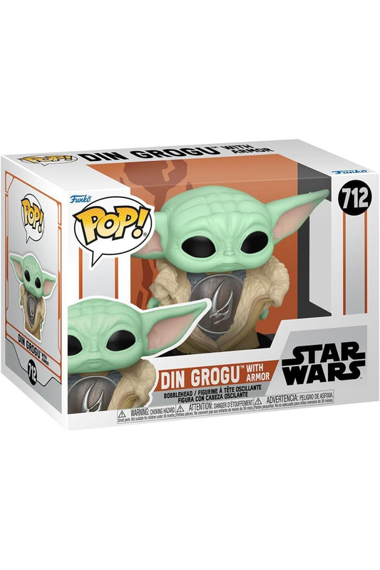 Funko Pop Star Wars Mandalorian - Din Grogu Armor No:712 Bobble-Head