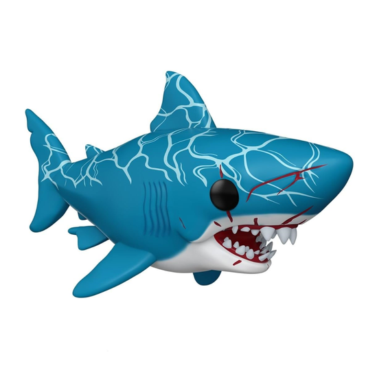 Funko Pop Super Movies Jaws 50th Anniversary – Great White Shark (retro) No:1754 (6")