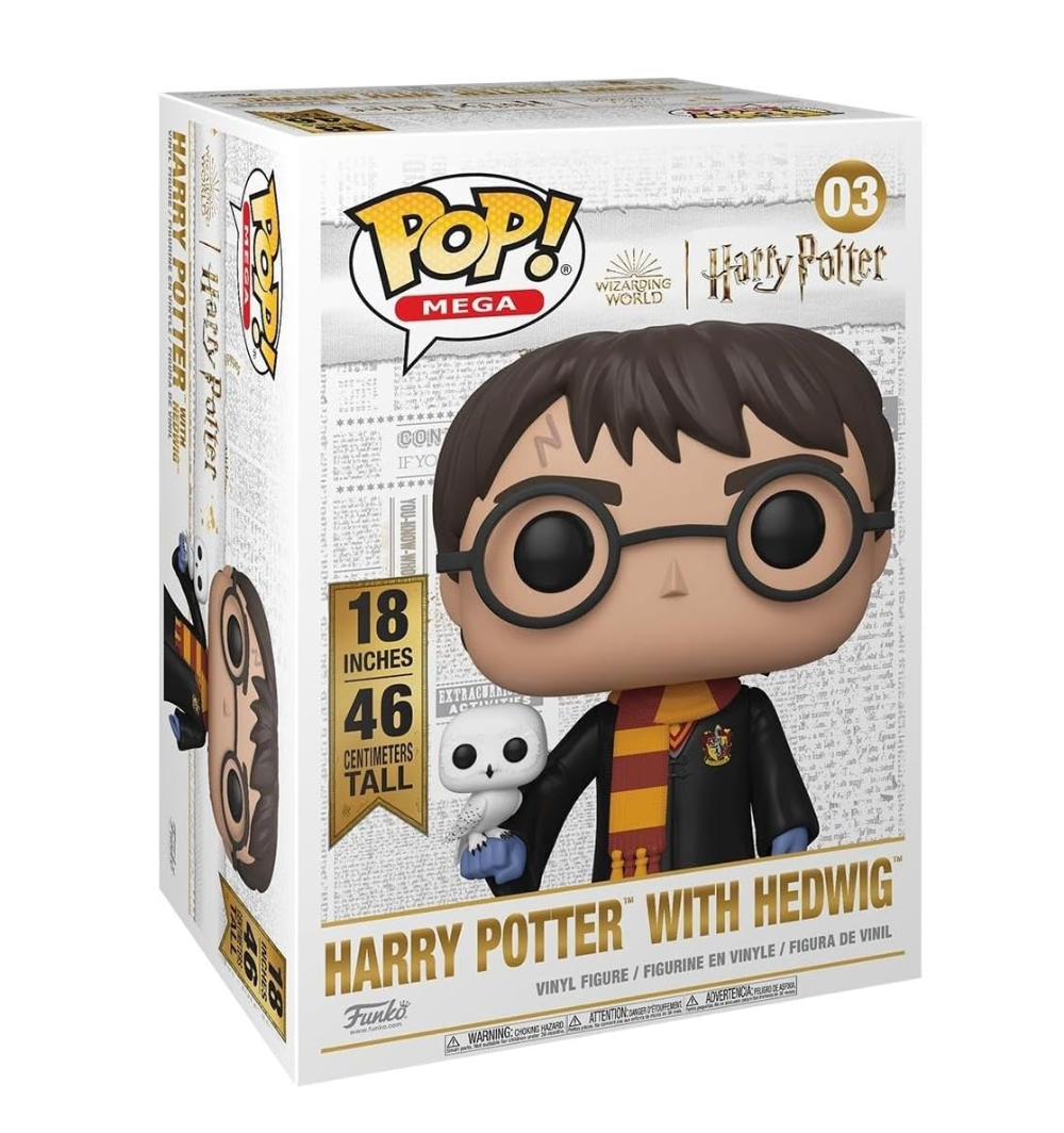 Funko POP Super Sized 18 inç (46 cm) Harry Potter with Hedwig