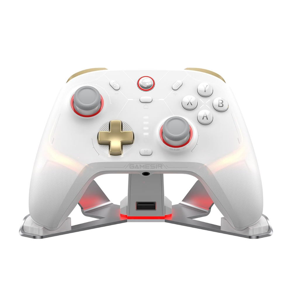 GameSir Cyclone 2 Beyaz Kablosuz Gamepad – TMR Sticks & Hall Effect Trigger, PC / Switch / Android / iOS