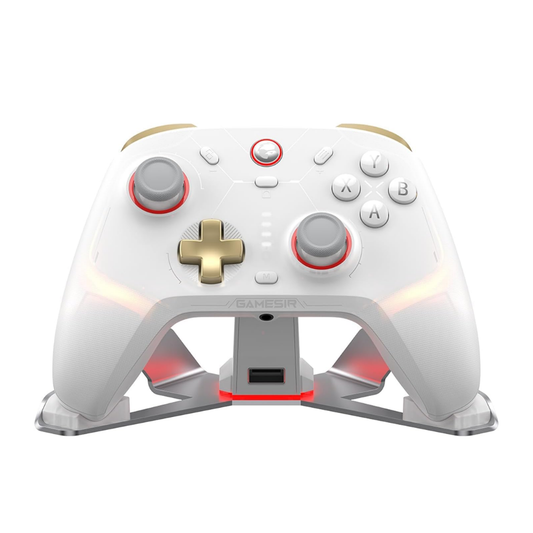 GameSir Cyclone 2 Beyaz Kablosuz Gamepad – TMR Sticks & Hall Effect Trigger, PC / Switch / Android / iOS