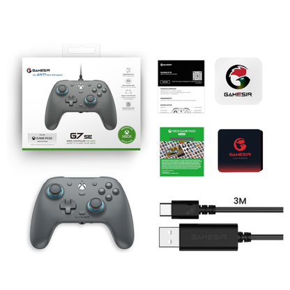 GameSir G7 SE Kablolu Xbox Kontrolcü – Hall Effect Joystick & Tetik, Gray