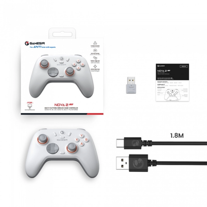 GameSir Nova 2 Lite Wireless Gamepad – PC / Switch / Android / iOS, Hall Effect