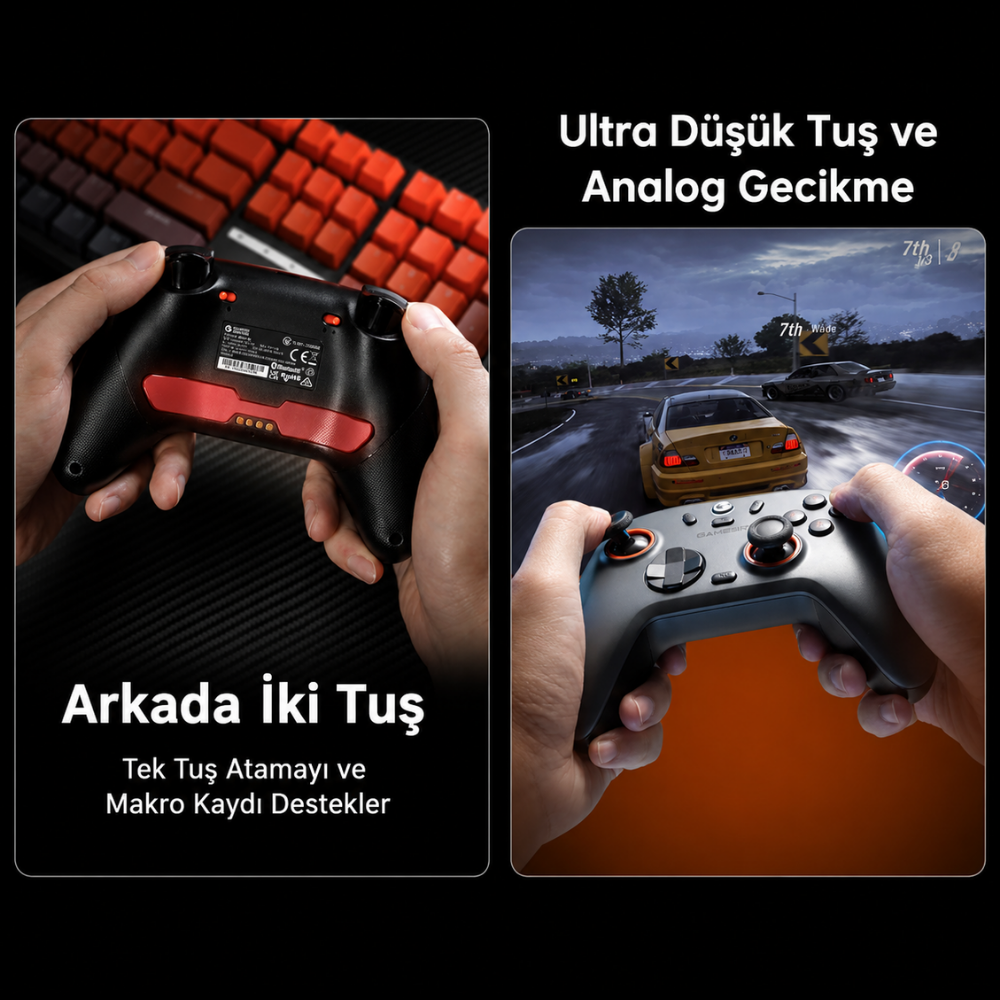 GameSir Nova 2 Lite Wireless Gamepad – PC / Switch / Android / iOS, Hall Effect