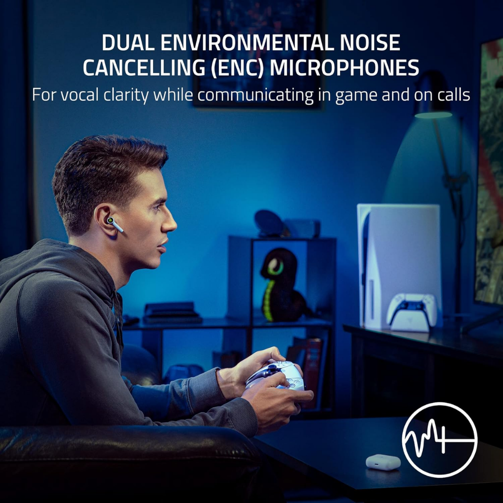 Razer Hammerhead HyperSpeed TWS Kablosuz Oyuncu Kulaklığı (PlayStation)