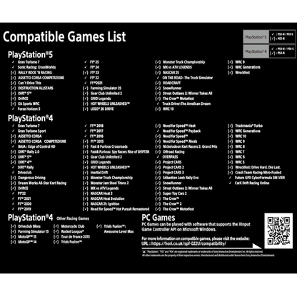Hori APEX Kablosuz PS5 Yarış Direksiyon Seti – Resmi Sony Lisanslı, Ps5 Ps4 PC Uyumlu