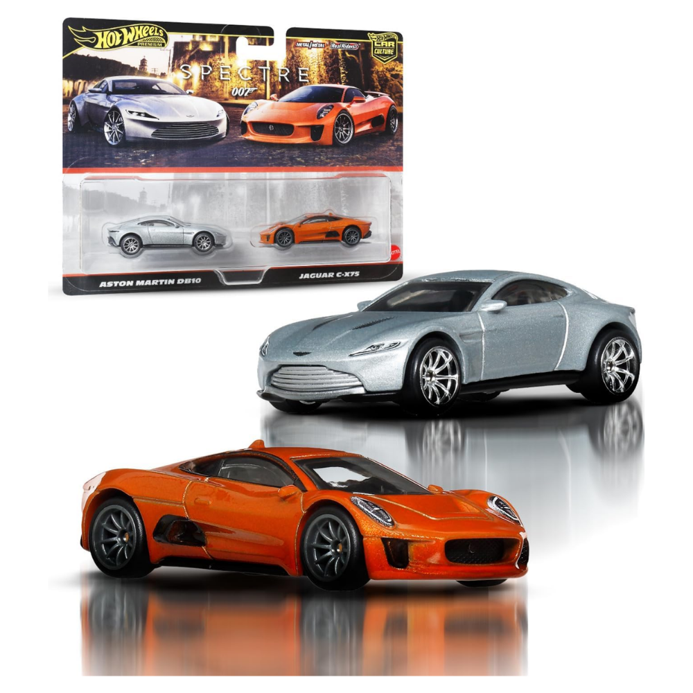 Hot Wheels Premium 2’li Paket - James Bond Spectre: Aston Martin DB10 & Jaguar C-X75