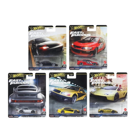 Hot Wheels Premium HNW46 Fast & Furious 5'li Set