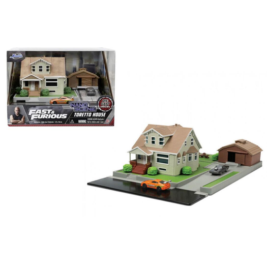 Jada Dom Toretto's Evi Ve Garaj Fast & Furious Diorama Nano
