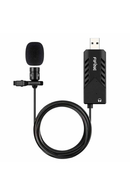 Fifine K053 Kablolu USB Yaka Mikrofonu