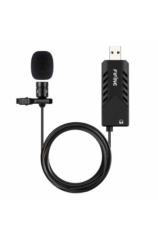 Fifine K053 Kablolu USB Yaka Mikrofonu
