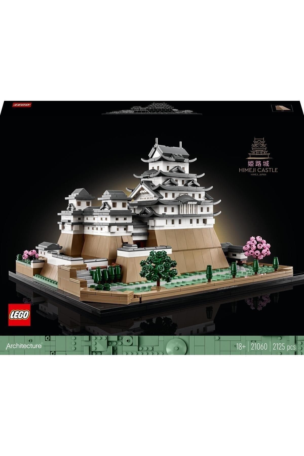 LEGO Architecture Mimari Simgeler Koleksiyonu: Himeji Kalesi 21060 - Model Yapım Seti (2125 Parça)