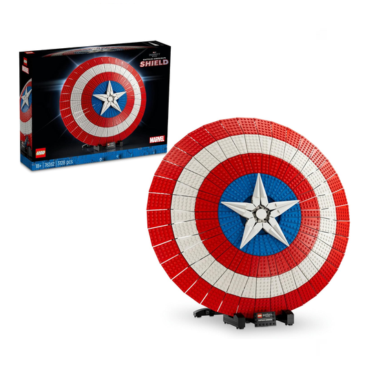 LEGO® Marvel Kaptan Amerika'nın Kalkanı 76262 - Yetişkinler için Koleksiyonluk Yaratıcı Model Yapım Seti (3128 Parça