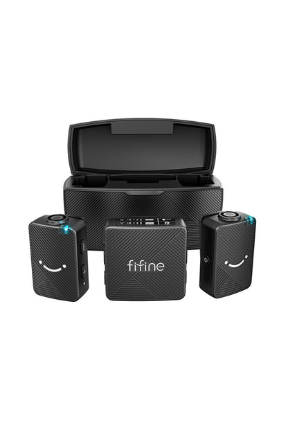 M9 - Fifine Kablosuz Yaka Mikrofon Seti