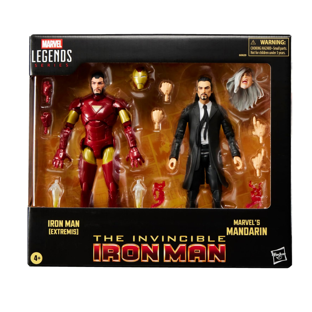 Marvel Legends Iron Man (Extremis) and Marvel’s Mandarin (Avengers Comics) İkili Aksiyon Figür Seti
