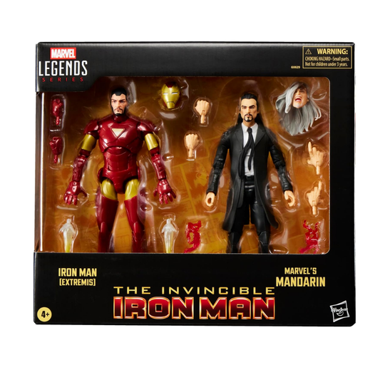 Marvel Legends Iron Man (Extremis) and Marvel’s Mandarin (Avengers Comics) İkili Aksiyon Figür Seti