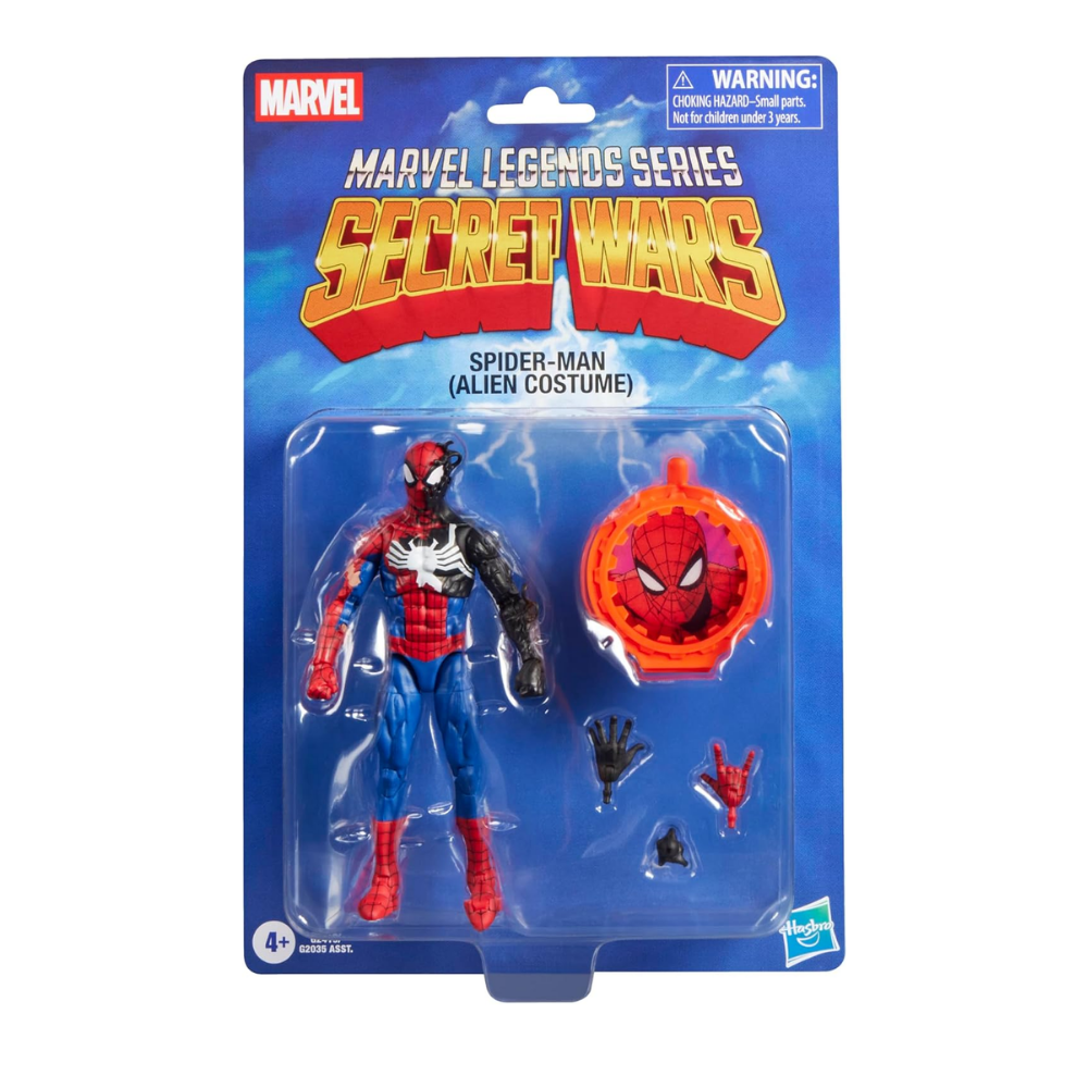 Marvel Legends Secret Wars Spider-Man (Alien Costume) Aksiyon Figürü