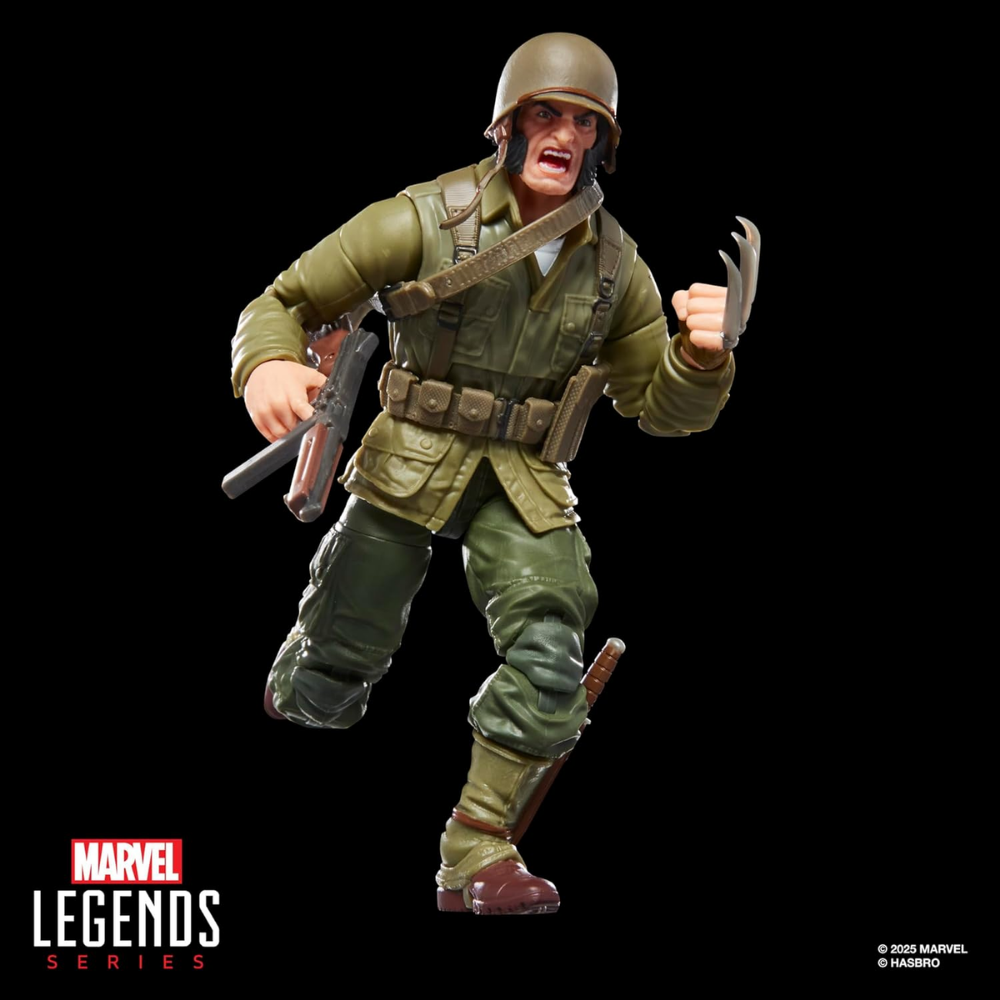 Marvel Legends Wolverine (WWII Logan), X-Men Comics Aksiyon Figürü