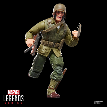 Marvel Legends Wolverine (WWII Logan), X-Men Comics Aksiyon Figürü