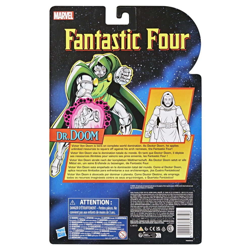 Marvel Vintage Series Dr. Doom (Fantastic Four Comics) 15 cm Aksiyon Figürü – Koleksiyonluk