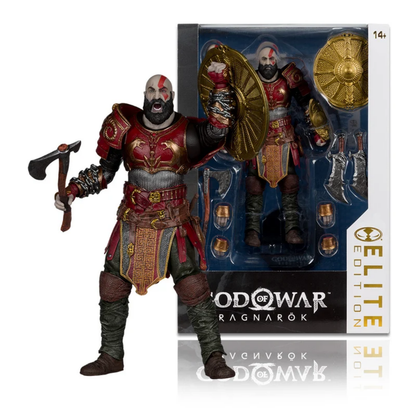 Mcfarlane Toys  God of War Ragnarok  Kratos7' Deluxe Figür (Elite Edition) - Ön Sipariş