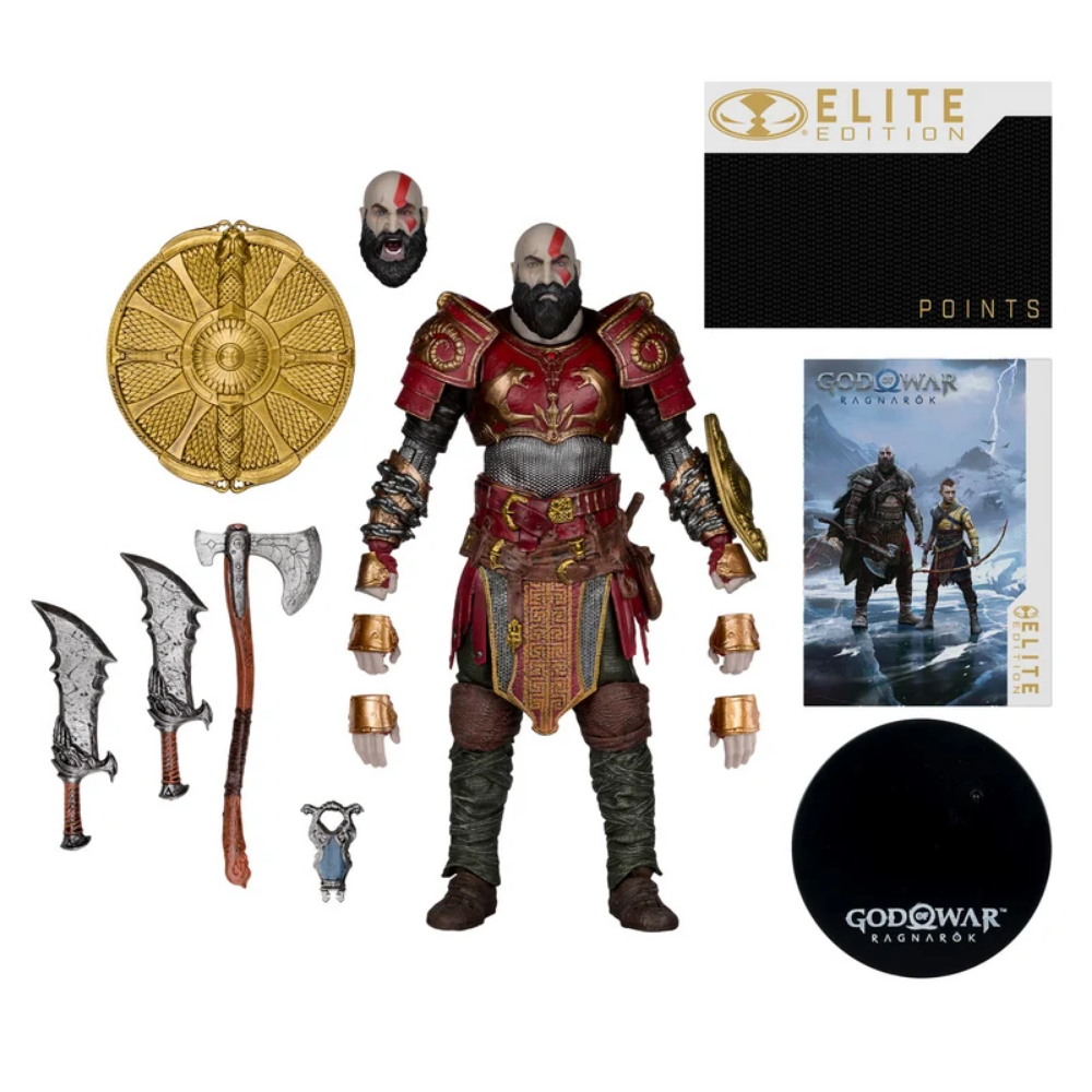Mcfarlane Toys  God of War Ragnarok  Kratos7' Deluxe Figür (Elite Edition) - Ön Sipariş
