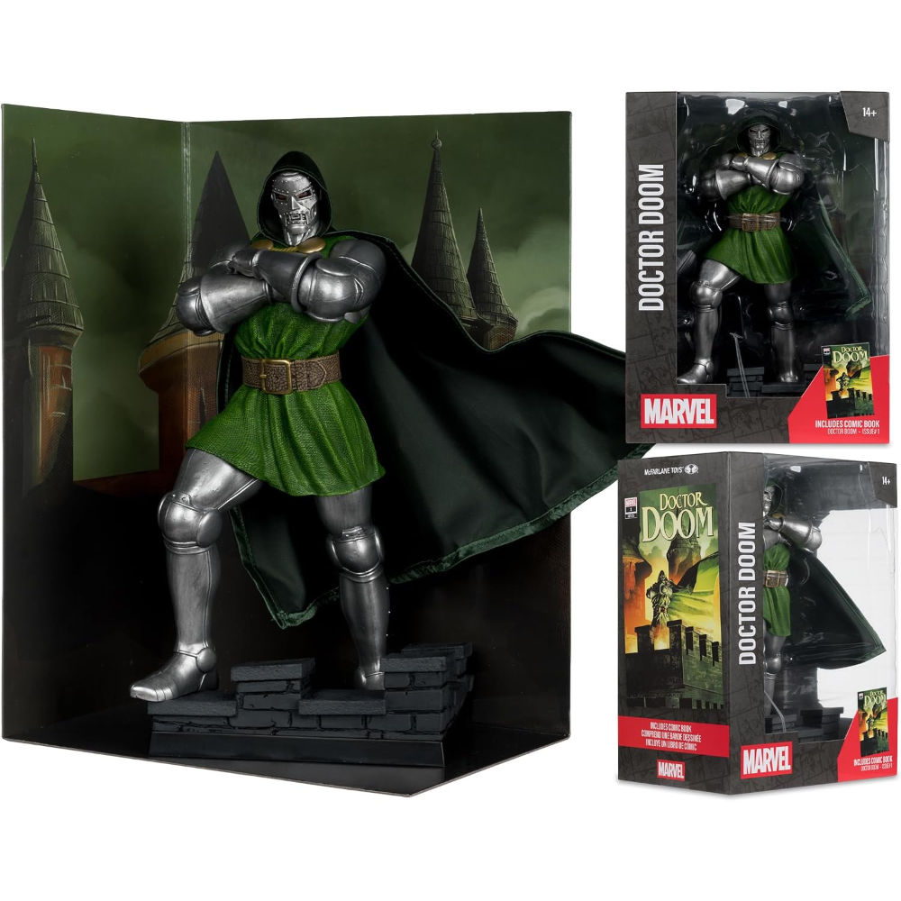 Mcfarlane Toys Marvel Doctor Doom 28 cm Ölçek Koleksiyon Figürü