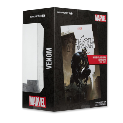 McFarlane Toys Marvel Venom 1:6 Ölçekli Koleksiyon Heykeli & Venom #5 Çizgi Roman