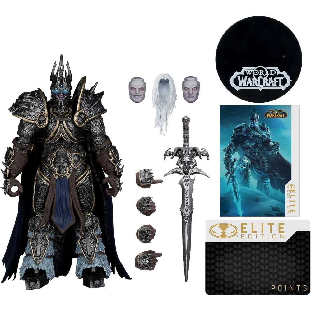 McFarlane Toys - World of Warcraft The Lich King (22 cm) Deluxe Action Figure McFarlane Elite Edition