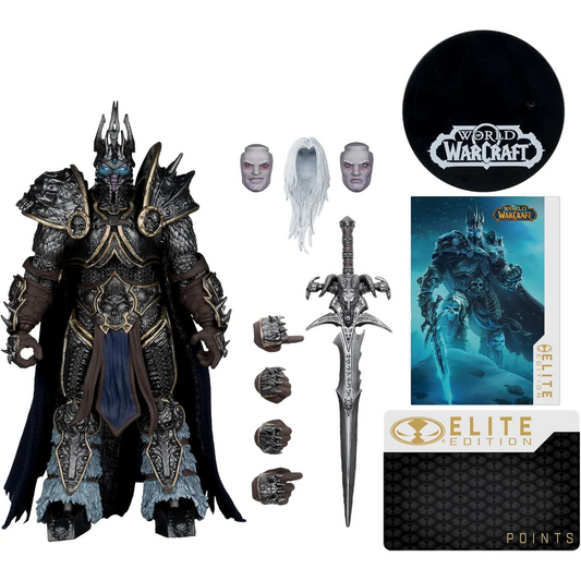 McFarlane Toys - World of Warcraft The Lich King (22 cm) Deluxe Action Figure McFarlane Elite Edition