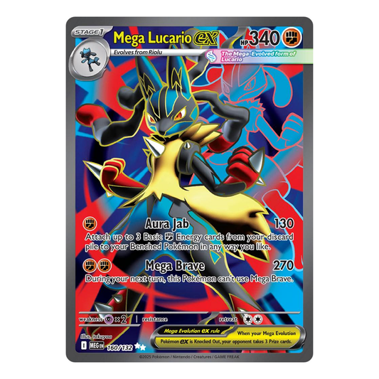 POKEMON TCG Mega Lucario EX #160