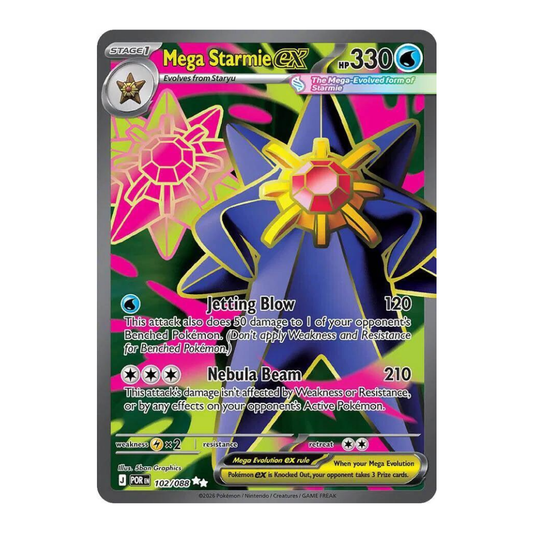 POKEMON TCG Mega Starmie ex #102