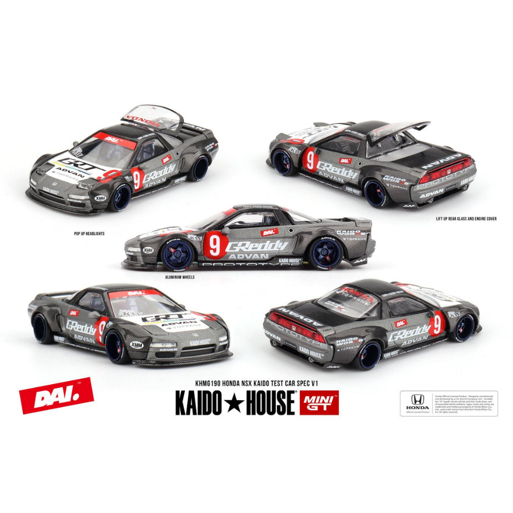 Mini GT 1/64 Kaido House Honda NSX Kaido Test Car Spec V1 190