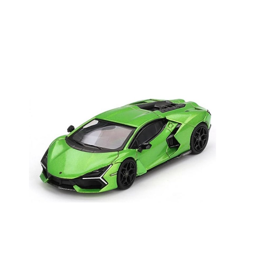 Mini Gt 1/64 Lamborghini Revuelto Verde Selvans - Blister Paket MGT:789