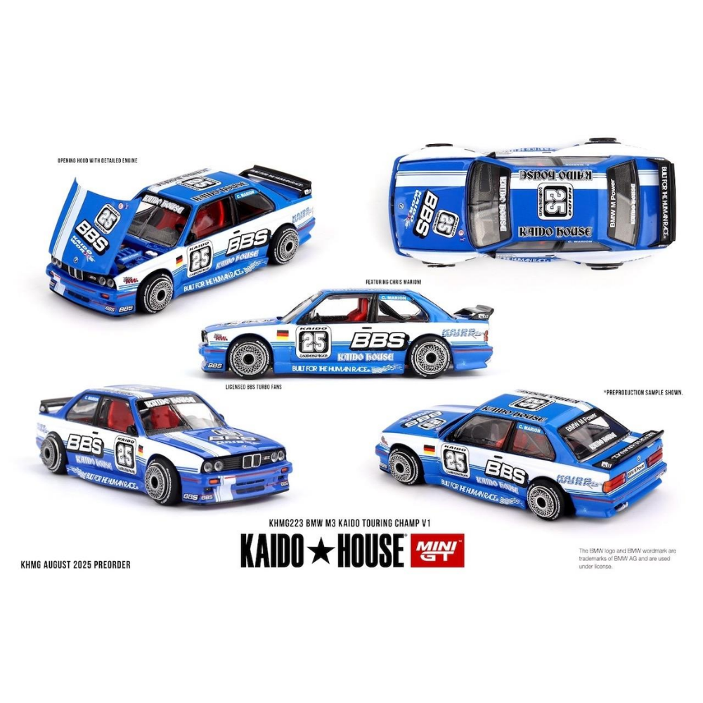 Mini GT Kaido House BMW M3 Kaido Touring Champ V1 223
