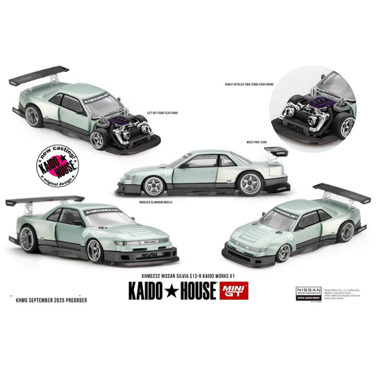 Mini GT Kaido House Nissan Silvia S13-R V1 232