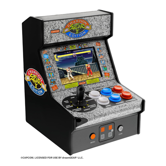 MY ARCADE 19CM STREET FIGHTER II CHAMPION EDITION RETRO KONSOL