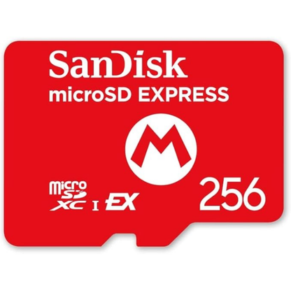 Nintendo Switch 2 Micro Sd Card Sandisk - Mario 256gb