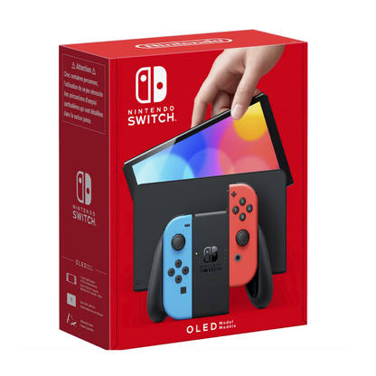 Nintendo Switch OLED Konsol Kırmızı/Mavi