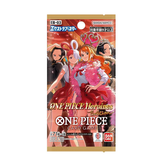 One Piece TCG EB-03 Heroines Edition Booster Pack Japanese (Tek Paket)