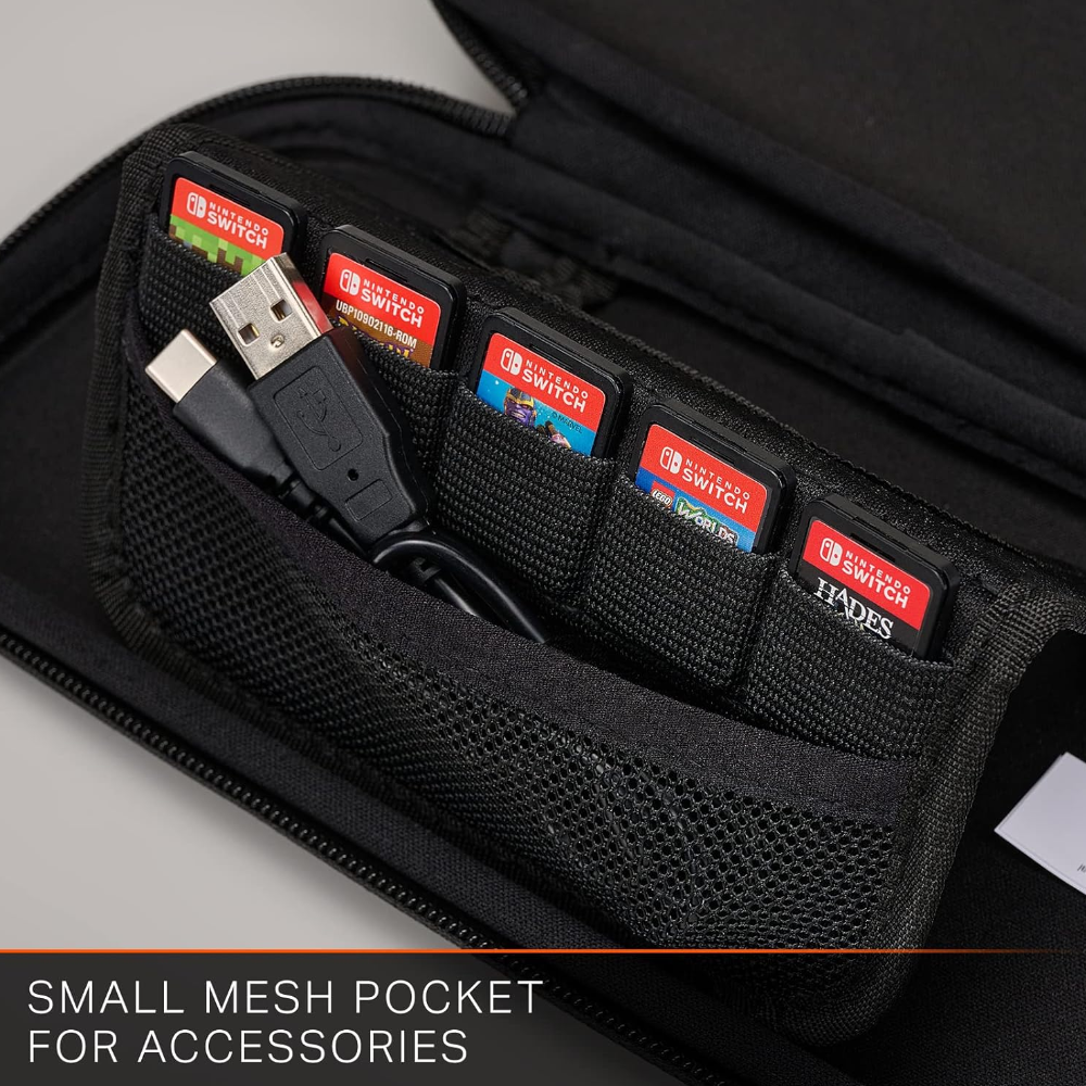 PowerA Nintendo Switch Slim Kılıf Taşıma Çantası - Charcoal Resmi Lisanslı