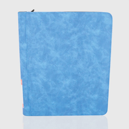 Phoenix Shield Velvet Toploader Zip Albüm 9 Cepli 360 Kart (Mavi)