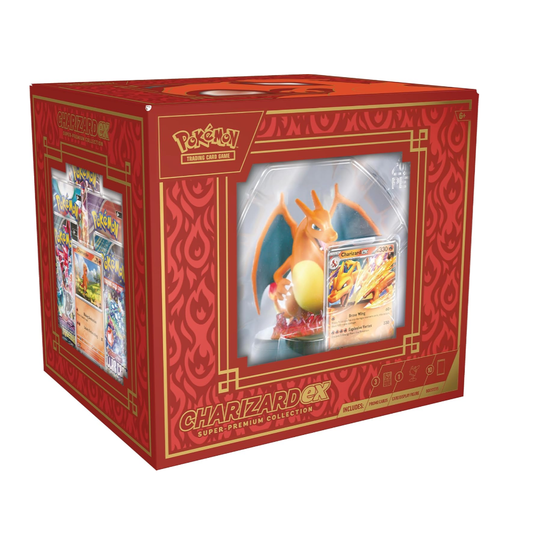Pokémon TCG Charizard ex Süper Premium Koleksiyon Seti - 10 Booster Pack
