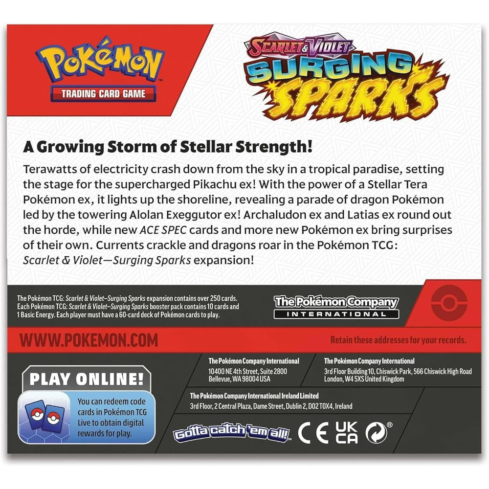 Pokémon TCG: Scarlet & Violet - Surging Sparks Booster Box