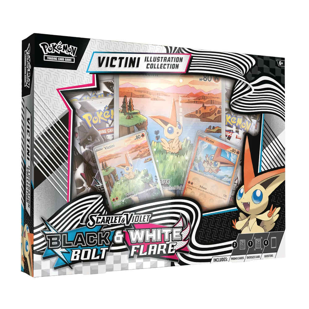 Pokemon Company Pokemon TCG - Scarlet & Violet 10.5: Black Bolt & White Flare Victini Illustration Collection