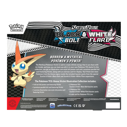 Pokemon Company Pokemon TCG - Scarlet & Violet 10.5: Black Bolt & White Flare Victini Illustration Collection