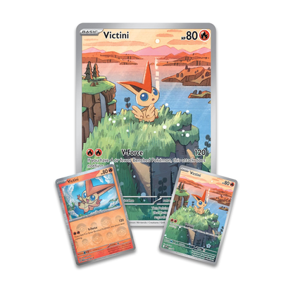 Pokemon Company Pokemon TCG - Scarlet & Violet 10.5: Black Bolt & White Flare Victini Illustration Collection