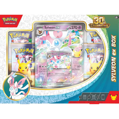 Pokemon TCG: 30th Celebration Sylveon ex Box