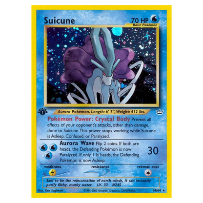 POKEMON TCG Entei #6 & Raikou #13 & Suicune #14 3LÜ SET