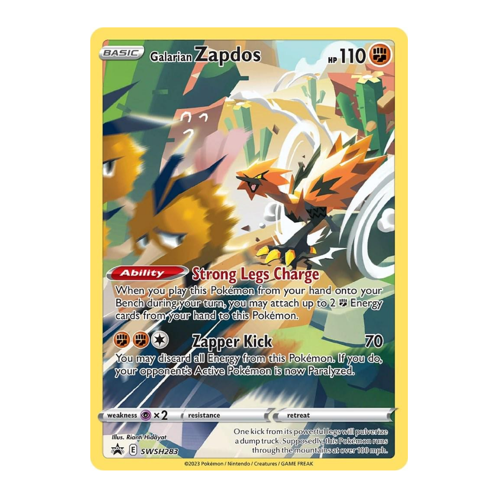 POKEMON TCG Galarian Zapdos #SWSH283